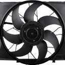 621-373 Engine Radiator Cooling Fan Assembly for Mercedes-Benz C230 C250 C300 C350 C63 AMG E250 E300 E350 E400 E550 GLK250 GLK300 GLK350 CLA250 GLA200 GLA250 CLS400 SLC200, MB3115122 2045000293