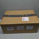 4 Pcs 21"×14" Garage Door Windows, Replacement Vinyl Windows Inserts Kit with UV Resistant Resin Glass, Window Inserts for Exterior Garage Doors