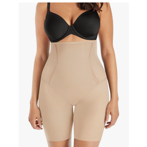 Maidenform Women's Shapewear High-Waist Thigh Slimmer, Tummy Control Thigh Slimmer, Firm Control Shapewear for Women, Size M