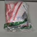 Snowman Christmas Tree Skirt 36 Inches, Red Backgrond Snowflake Pencil Tree Skirt, Winter Xmas Tree Mat Decorations for Home Party Holiday Decorations