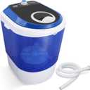 Electric Small Portable Compact Washer, Washing Machine | for Dorms, College Rooms, RV Camping, (PUCWM11)