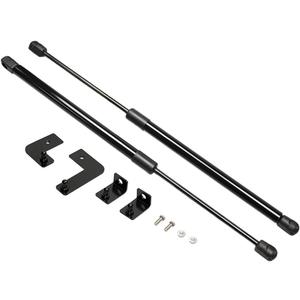TSUBASA Lift Supports for Subaru XV Crosstrek GT 2017-2023 Front Bonnet Hood Modify Carbon Fiber Gas Charged Shock Dampers Spring Struts Bar (2 PCS) (Normal Black)