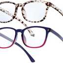 livho High Tech Blue Light Glasses - Advanced 99% Blue Light Blocking Computer Glasses - Anti Eyestrain & UV Glare Protection