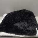 FinRec Soft Black Area Rugs for Bedroom Living Room, 4x6 Feet Modern Indoor Fluffy Shaggy Rug, Non-Slip Fuzzy Furry Rug for Nursery Kids Room Dorm Room Home Decor, High Pile Plush Floor Carpet