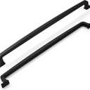 Khtumeware 6 Pack 12 Inch Cabinet Handles - Matte Black Kitchen Pulls and Drawer Handles (12"/305MM Hole Center)