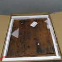 FUSUNBAO Magic DIY Cube Storage Organizer Stackable Cubes for Home Books Clothes Toy-Modular Cubby Storage System-Office Cubical-Bookcase Closet (Antique Brown, Door Cube)