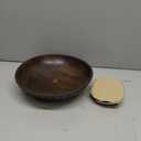 EDHAS Mango Wood Decorative Wooden Bowl Hand Carved Home Decor for Dining Table Center, Living Room, Kitchen Décor (12" x 12' x 4.75")