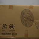 20 Inch Wall Mount Fan, Heavy Duty Oscillating Wall-Mounted Fan with 5500 CFM, High Velocity 3 Speed Fans Outdoor with Adjustable Tilting for Workshop, Garage, Patios, Commercial and Industrial