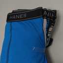 Hanes mens Underwear Boxer Briefs Pack, Cool & Breathable Cotton Moisture-wicking Underwear for Men, No Ride Up (Medium, Striped Blue - 6 Pack)