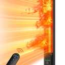 42INCH Outdoor Heater, 9Heat Levels & 540Min Timer, Child Safety Lock, IP65 Waterproof Garage Heater, 1500W Infrared Heating,Tip-Over&Overheat Protection,Patio Heaters for Outdoor Use Indoor