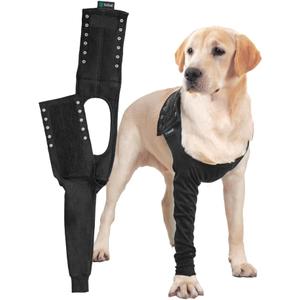 Suitical Recovery Sleeve Dog, Medium, Black
