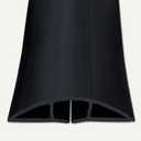 Amazon Basics Floor Cord Cover, 6ft Length, 2.6" Diameter, Cable Protector, Black