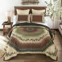 Donna Sharp Pine Circle Cal. King Quilt Set, 106" x 118", California King