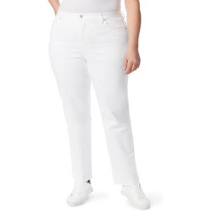 Gloria Vanderbilt Women's Petite Amanda Classic High Rise Tapered Jean, Vintage White, 14 Short