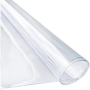 ONEART | Super Clear Multi Purpose PVC Vinyl-8 Gauge Waterproof Transparent Vinyl Sold by Separate Yard, 1 Yard