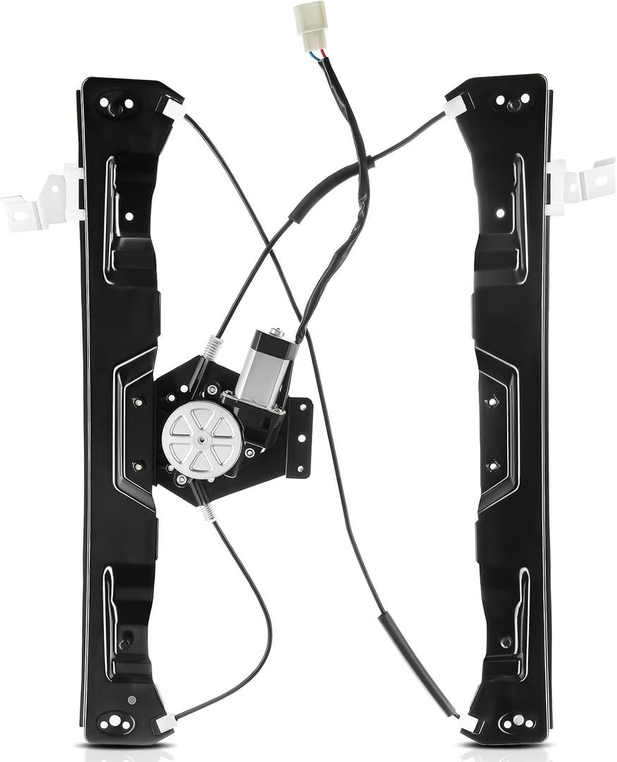 A-Premium Power Window Regulator with Motor Front Passenger Side Compatible with Ford Explorer 2002-2008 Explorer Sport Trac 2007-2008 Mercury Mountaineer 2002-2008