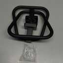 Matte Black Towel Ring for Bathroom 2 Pack, Kitchen Bath Towel Holder Hangers Wall Mount Heavy Duty Stainless Steel
