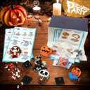 6 Pack Mini Halloween Building Blocks, Halloween Building Toys Set or Kids, Halloween Toy Building Sets, Halloween Mini Building Block Sets for Boys or Girls 8+