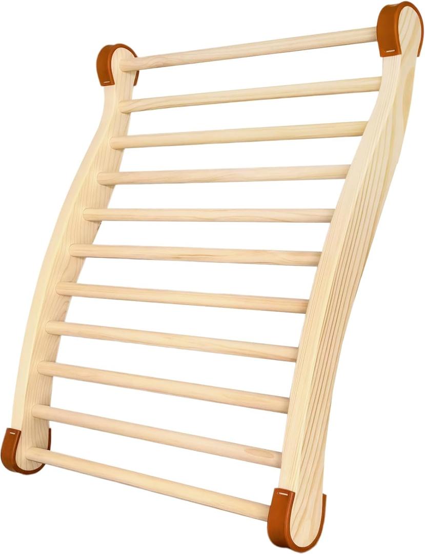Wooden Sauna Backrest Non-Slip Infrared Sauna Back Rest Accessories, Comfortable Chair Support for Sauna Room or Barrel Sauna, Cedar Steam Seat, Gifts for Sauna Lovers