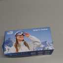 findway Ski Goggles OTG - Over Glasses Snow/Snowboard Goggles for Men, Women & Youth - 100% UV Protection (A1-white Silver Vlt 10%)