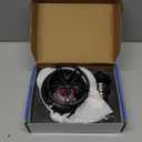 Glass Rinser and Cup Washer for Sink, 360 Rotating Spray Nozzle with Pull-Out Design, Bottle Cleaner - Tilted Base Prevents Splashing, Kitchen Sink Accessories for Home & Bar (Easy Install-Black)