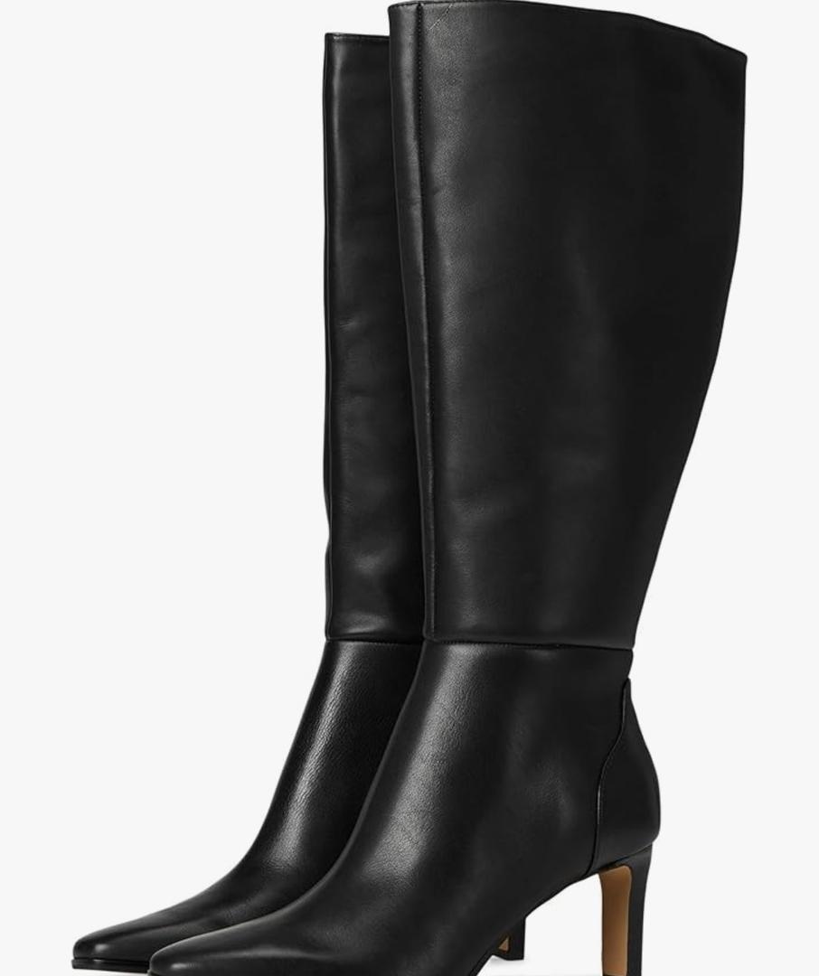 Dolce Vita womens Emmi Wide Calf, Black, 8