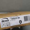 Bemis 7300SLEC Slow Close Toilet Seat, Easy Clean Hinges and Durable Plastic Seat, Made in USA, Elongated, White