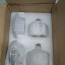 Dicunoy 2 Pack Glass Butter Dishes, Small Round Butter Keeper with Dome Lid and Handle, Clear Butter Serving Container with Cover, Round Crystal Mini Butter Cloche for Candy, Dessert, Parfait, Jam