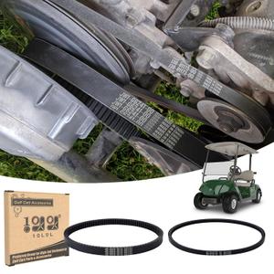 10L0L Golf Cart Drive Belt & Starter Generator Belt fit Yamaha G29 Drive Gas 2007-2014,Reinforced Aramid Fiber Material, OEM# JW1-G6241-00,JW1-G6241-10-00,J38-81173-00, J55-H1173-00