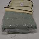 Non Slip Thick Shaggy Chenille Bathroom Rug Sets 2 Piece, Thickened Hot Melt Rubber Bottom Bath Mats for Bathroom, Bath Rugs Quick Dry Machine Washable for Shower (Sage Green, 32"x20" Plus 17"x24")