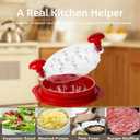 2 x Chicken Shredder, Proffesional Chicken Meat Shredder Tool with Ergonomic Handle, Anti-slip and Dishwasher Safe