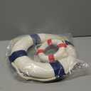 3Pcs Cloth Life Ring Buoy, Home Wall Nautical Decor, 12.5 & 5.5 Inches