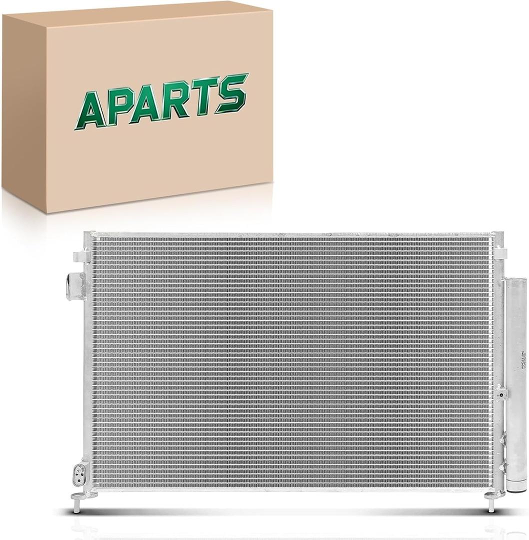 Aparts Air Conditioning A/C Condenser Compatible with Honda Civic 1.3L 2010-2011,Civic 1.8L 2006-2011,Civic 2.0L 2006-2011 Replace 80102SVAA01 80110SNNA41 3569
