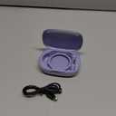 Doohoeek Updated Charging Case for Oura Ring 4 & 3 Charger, Wireless Power Station Fits Official Oura Chargers & Fit All-Sized Rings Gen 4 & 3 1000mAh (Official Charger NOT Included) (Purple, Ring4/3)