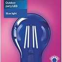 Philips Blue A19 Medium 4W Indoor/Outdoor LED Decorative Party Light Bulb, Pack of 2