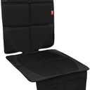 MORROLS Car Seat Protector for Child, Baby, Pets -1 Pack car seat Cover with Thick Padding- Waterproof Universal Size with Mesh Pockets (Black)
