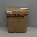 Electric Heated Blanket 72"x84" Full Size - Dual-Sided with Microplush & Sherpa Fabric, 4 Heat Settings & 10 Hours Auto Off, Machine Washable - Iron Gray