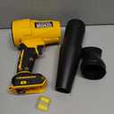 Cordless Leaf Blower for DeWALT 20V Battery,580000RPM Brushless Turbo Jet Blower with 3 Nozzles, Lightweight Handheld Blower for Patio, Lawn, Yard, Leaves, Dust, Garage & Snow Cleaning (No Battery)