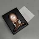 7 Color Face and Neck Massager Light Therapy, Red Light Based Facial Massager for Skin Care, Firming, Smoothing (Rose Golden)