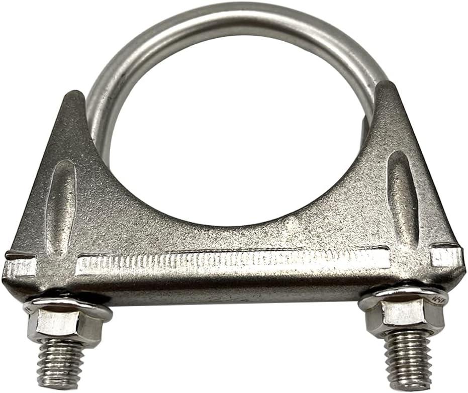Heavy Duty 2.25" Exhaust U-Bolt Clamp 2 1/4 Inch Stainless Exhaust Clamp