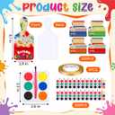 205 Pcs Watercolor Paint Set for Kids Painting Art Party Favors Watercolor Pallets with Colorful Cards Kindergarten School Graduation Gifts Bulk for Birthday Exchange Graduation Party Favors