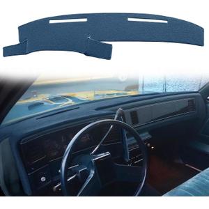 Dash Cover Mat Custom Fit for Chevy Chevrolet Monte Carlo,El Camino,Malibu/GMC Caballero,Dashboard Cover Cap Pad Carpet Protector F120 (Navy Blue)