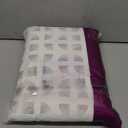 jinchan Extra Wide Sliding Door Curtain 84 Inch Length with Privacy Lining White Linen Lined Curtains for Patio Door Living Room Bedroom Home Office Light Filtering Drapes 100 Inches Wide 1 Panel