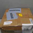 Vanity Stool with Adjustable Height, 360Swivel Ottoman Chair for Adults, Round Padded Makeup Stool with Stable Support for Vanity Bedroom, Bathroom, Dorm, White