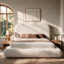 YITAHOME King Size Bed Frame,Soft Cloud Bed with Footboard, Rounded Corners