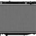 SCITOO Full Aluminum Radiator Replacement for 2004 2005 2006 2007 for Cadillac CTS 2.8L 5.7L 6.0L CU2731 Plastic Radiator