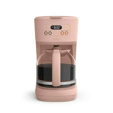 bella 12 Cup Programmable Drip Coffee Maker with Glass Carafe, Auto Shut-Off, Blossom