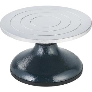 MAOPINER 7 inch Diameter Sculpting Wheel | Heavy Duty Turntable Pottery Sculpting Wheel | All Cast Iron Metal Construction Joint with Ball Bearings (7 inch)