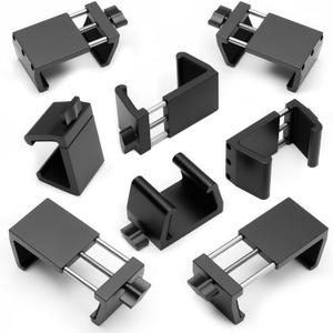 Blasoul Universal Heavy-Duty Outdoor Furniture Clips for Wicker Patio Furniture, Anti-Separation Locking System for Sectional Couch,Secures up to 2.5" Square & Round Tubes(8pcs)