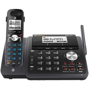 AT&T TL88102BK Expandable Cordless Phone with 2 Lines, DECT 6.0 Technology, Answering System and Dual Caller ID/Call Waiting